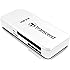 Transcend USB 3.0 SDHC / SDXC / microSDHC / SDXC Card Reader, TS-RDF5W (White)