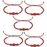 JHJEWH 5PCS Year of the Horse 2026 Bracelet,Adjustable Red String Bracelet with Animal Charm for Your Zodiac Year Good Luck Braided Jewelry Horse Charm Red Braided Bracelets for Women Men