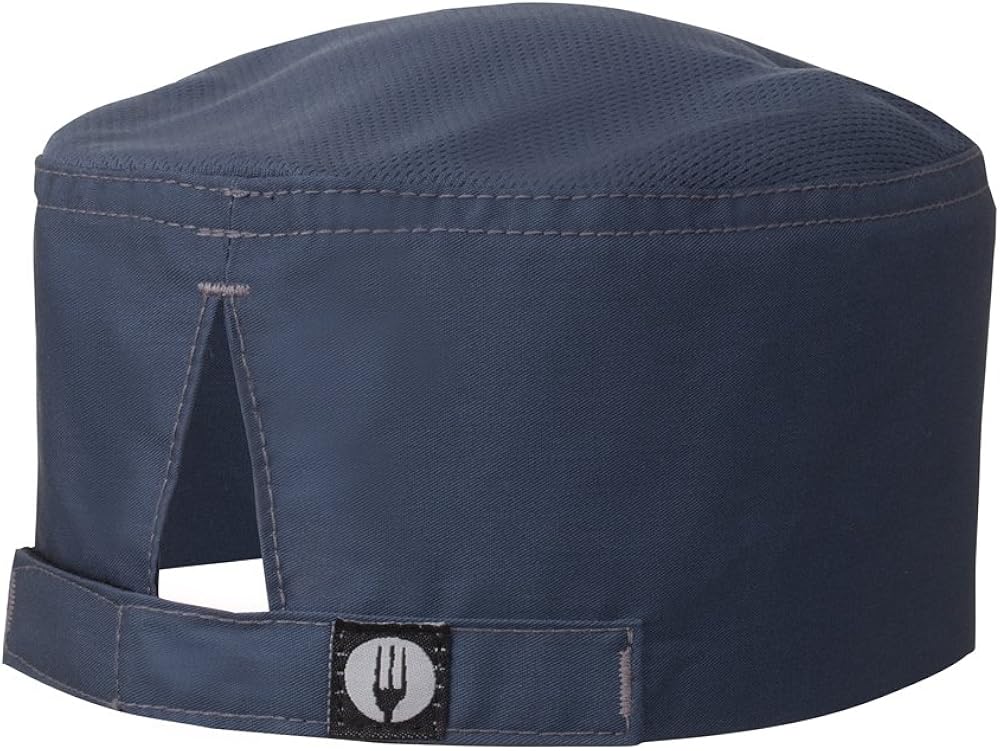 Chef Works Unisex Hartford Chef Beanie, Blue, One Size: Clothing