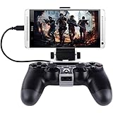 SUNKY PS4 Slim Pro Controller Android Phone Clip, 180 Degree Gaming Holder Mount Stand Bracket for Playstation 4 Slim Pro Dualshock Console - 6 inch Samsung Galaxy S8 Plus S7 S6 Edge Plus Note 8 5