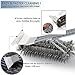 BBQ Grill Brush and Scraper 18'' Wire Safe Bristles Grill Cleaning Brush Stainless Steel Barbecue Cleaner with Scrubber, Great Grill BBQ Accessories for Cleaning Grill