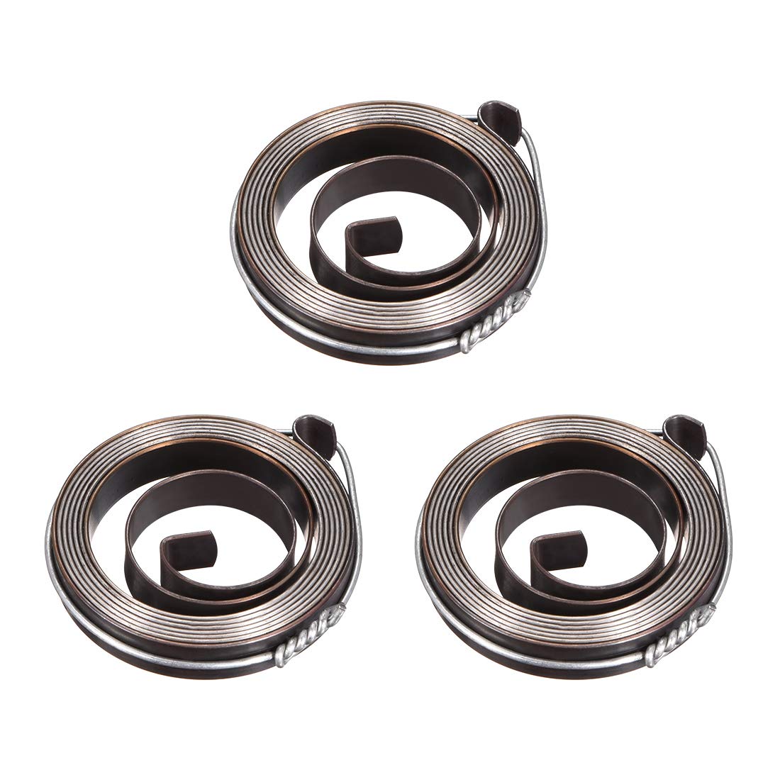 sourcing map Drill Press Return Spring, Quill Spring Feed Return Coil Spring Assembly, 3.3Ft Long, 43 x 8 x 0.8mm 3PCS