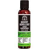 Grandpa Gus's Super Concentrate Rodent Repellent, 4 oz Makes 1 Gallon, Natural Peppermint Oil Spray, Humane Mice & Rats Control for Home & Garden, 4 oz