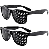 HNYSDZSW 2 PACK Lunisk Correction Glasses, Vision Correction Astigmatism Glasses for vision improvement Unisex-(Black-MA-RU18)