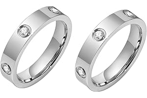MPRAINBOW Love Gold Rings for Women - 18K Gold Plated Stainless Steel Cubic Zirconia Friendship Ring Band Teen Girls Wedding Party Trendy Jewelry,Christmas Valentine's Day Birthday Gifts for Her Mom Girlfriend
