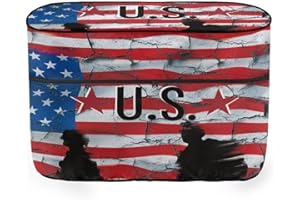 Horeset American Flag Propane Tank Cover for Travel Trailer,Heavy Duty RV Camper Propane Tank Cover,Indian Antique Trailer Travel Accessories,Waterproof/Dustproof