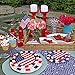 Fourth of July Decorations 4th of July Plates and Napkins for Independence Day Decorations, July 4th Party Suppies - 50 Pack