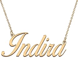HUAN XUN Customized Custom Simple Any Name Necklace