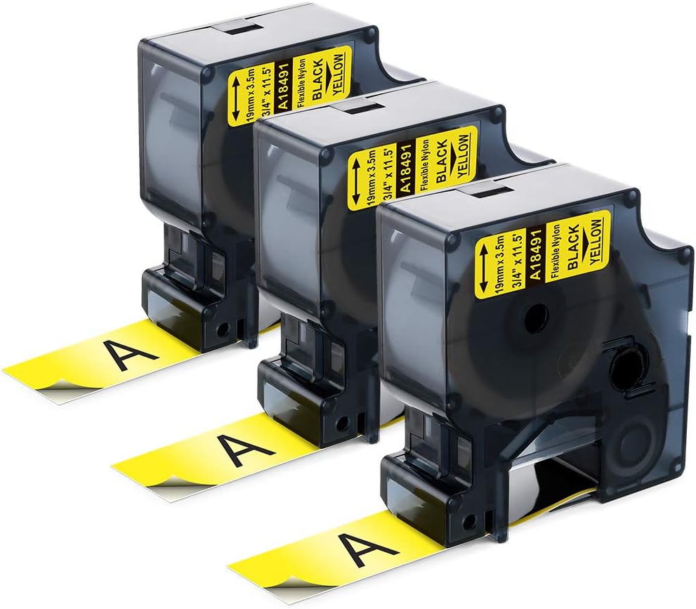 label maker black labels