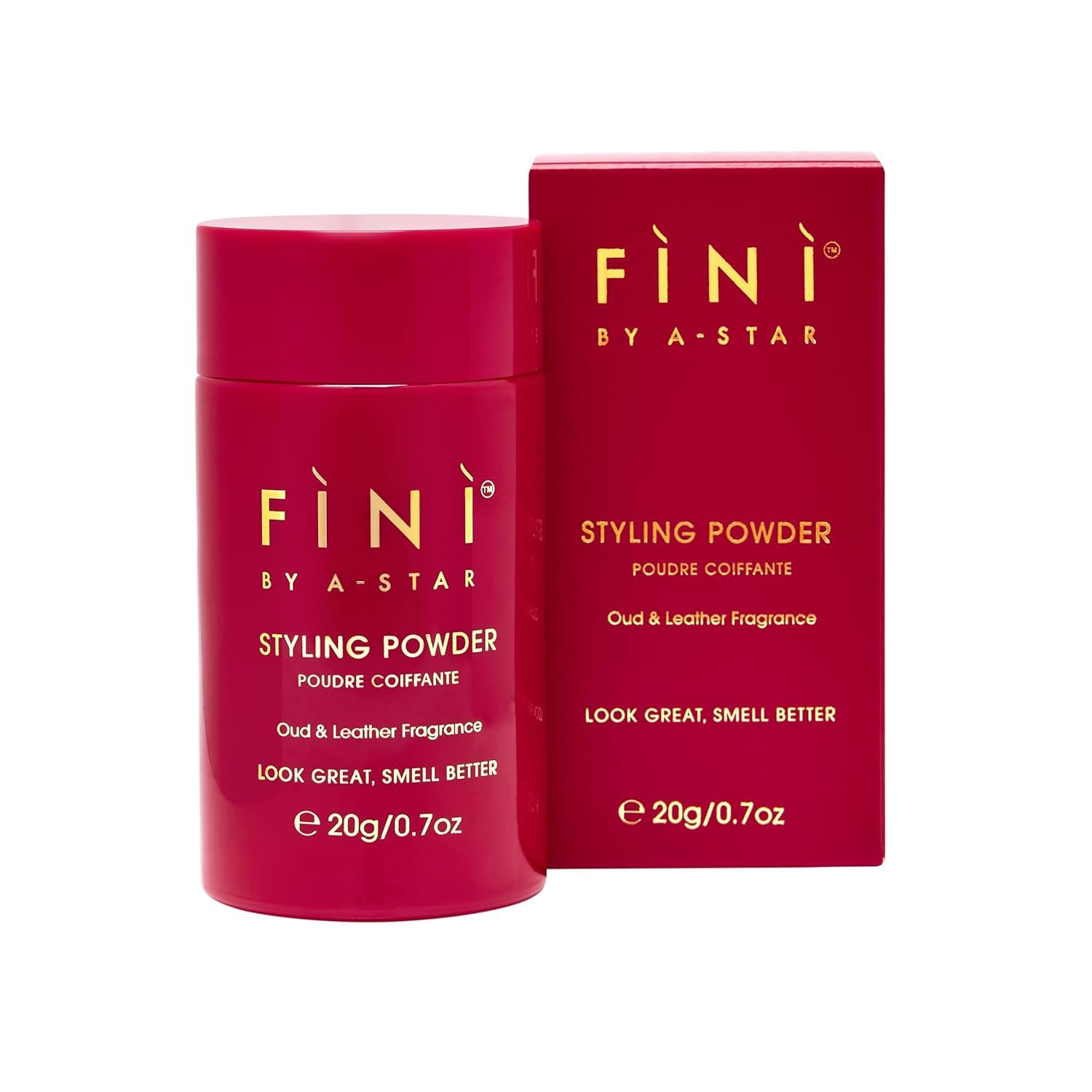 Fini By A-Star Styling Powder – Oud Fragrance, Matte Finish, Volumizing & Texturizing Hair Powder for Men, Easy to Wash Out, Non-Greasy