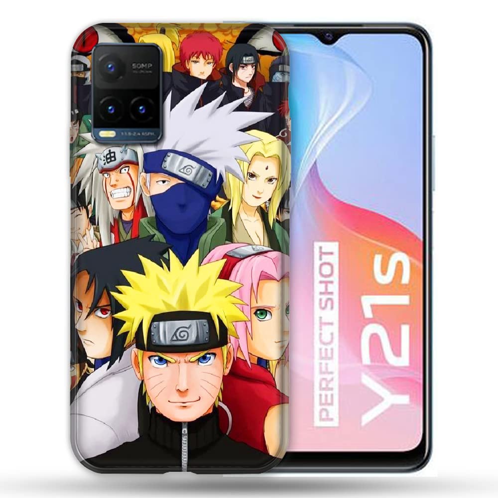 Cokitec Manga Naruto Team Case for Vivo Y21 / Y21S / Y33S