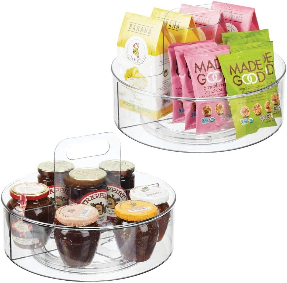 Amazon.de: mDesign 2er-Set Lazy Susan Küchenregal – Gewürzhalter mit 2