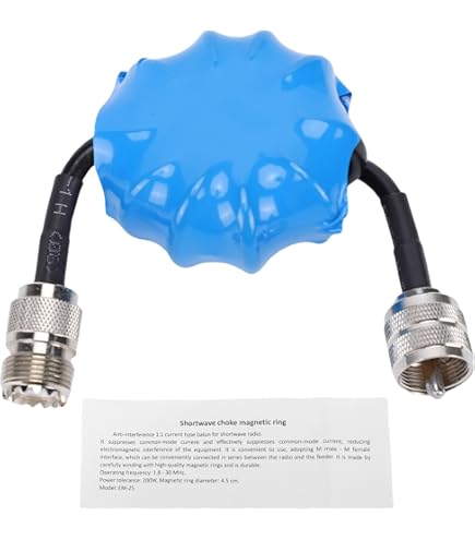 Amazon.com: Eujgoov Hf Common Mode Choke 1:1 Current Balun 1.8