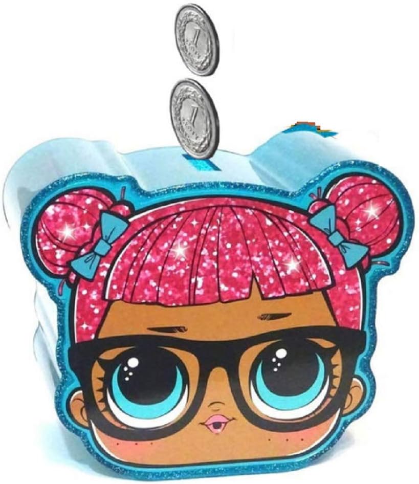 Hucha Lol Surprise! 11cm Girls Glitter Metal Money Box kids Gift Idea