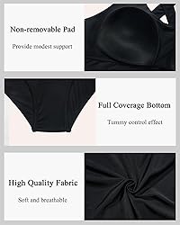 Aqua Eve Plus Size Two Piece High Waisted Bikini