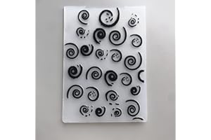 DZIXY FreeShipping Over 15 USD 2022 New Spiral Chart Embossing Folders for Cards Making Supplies DIY Papers Photo Album Crafts 3D Scrapbooking Plastic Stencils