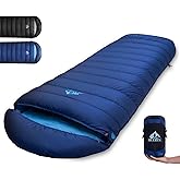 BUERTS Down Sleeping Bag for Adults. 680FP Ultralight Portable, Backpacking Sleeping Bag for Hiking, Camping, Mountaineering, expeditions and Backpacking. with Compression Sack