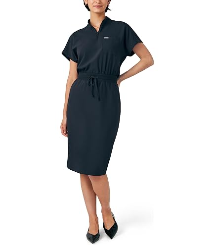 Scrubs Dress for Women - Button Front Nursing Workwear
