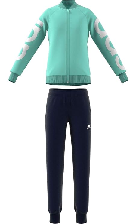 adidas Mädchen Yg PES Ts-Clemin/White Trainingsanzüge