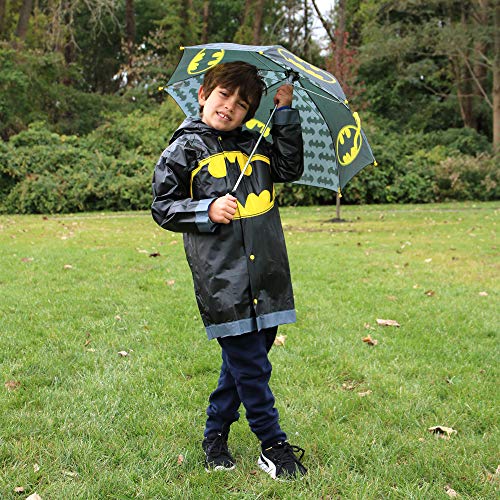 DC-Comics-Little-Boys-Batman-or-Superman-Slicker-and-Umbrella-Rainwear-Set