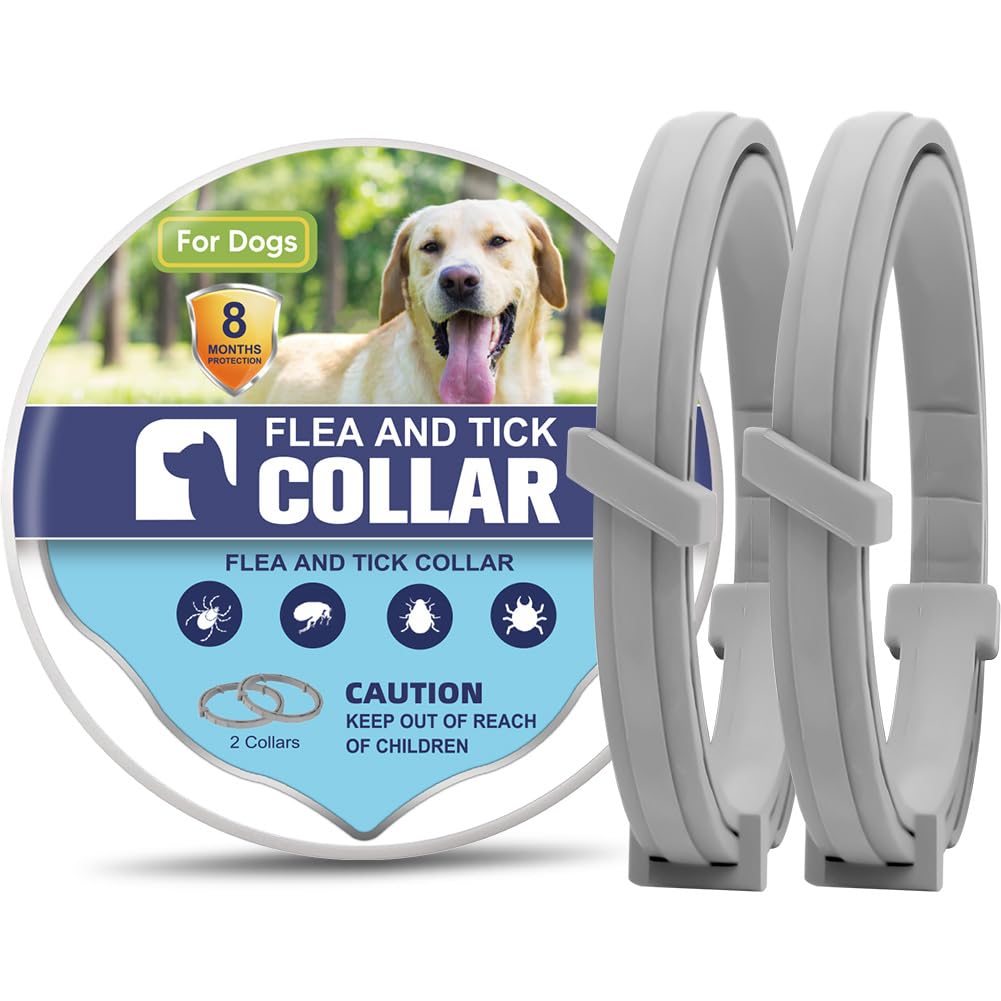 Photo 1 of ***ONLY ONE***fcesiweg Flea Collars for Dogs Large, Tick Collar for Dogs, Flea Dog Collar, Adjustable for Medium & Big Breeds,Gentle and Safe for Daily Use,8 Months of Continuous Use-2P