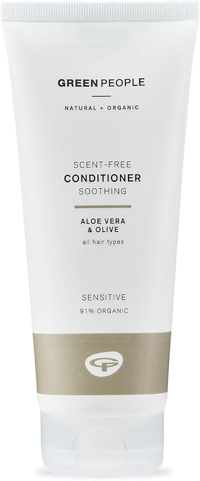 Green People Scent Free Conditioner 200ml - Organic Aloe Vera Olive - Sensitive