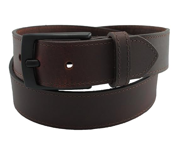 Highliner Made In Usa Metal Free Travel Leather Belt By Thomas Bates 32 Black At Amazon Men S Clothing Store