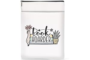 NGZS Book Lovers Gifts Book Sleeve, Bookish Book Club Gifts Book Covers for Paperbacks, Christmas Birthday Book Pouch Book Protector, Bookworm Librarian Gifts for Women Reader Teacher Book Accessories