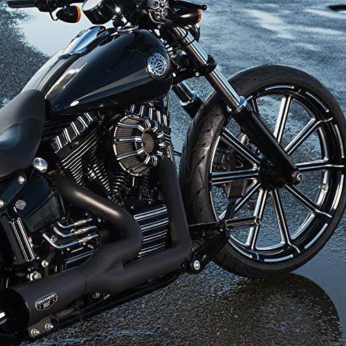 AQIMY Motorcycle 10-Gauge Rocker Box Top Covers CNC Aluminum Rocker Covers For Harley Twim Cam 1999-2017 Touring Dyna Softail Model