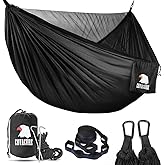 Covacure Camping Hammock - Lightweight Double Hammock, Hold Up to 772lbs, Portable Hammocks for Indoor, Outdoor, Hiking, Camp