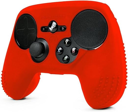 Amazon Foamy Lizard フォーミーリザード Steam Controller専用 シリコンカバー パーティクルグリップ レッド 並行輸入品 ゲーム