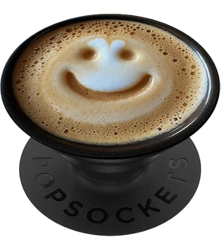 PopSocket Design Café Espresso - Adhésif Pour Smartphone - Interchangeable - Compatible Boîtiers Lisses