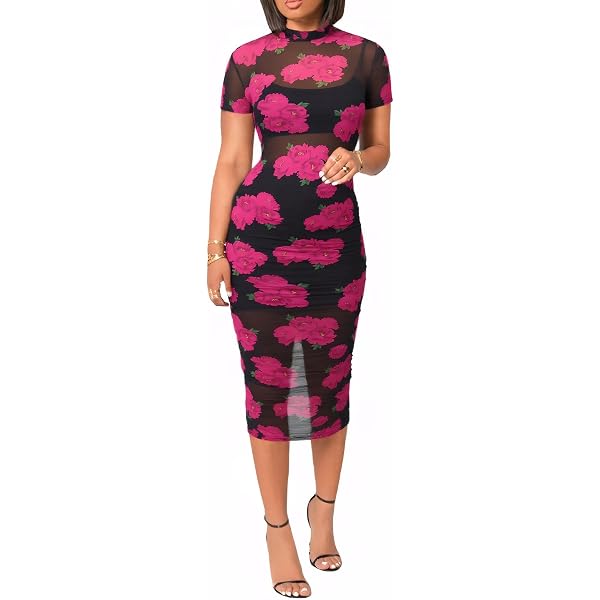 morgan mesh dress tiger mist MORGAN MESH DRESS