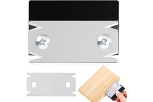 Woodworking Edge Trimmer, Handheld Edge Trimmer with Replacement Blade Hand Planer Edge Bander, Corner Wood Deburring Cutter 