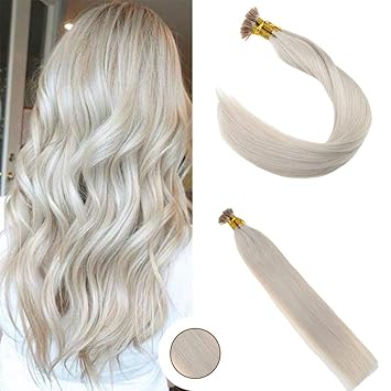 Amazon Com Ugeat 22inch 100strands I Tip Human Hair Extensions