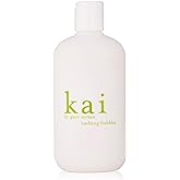 kai Bathing Bubbles, 12 Fl Oz., Bubble Bath Rich in argan Oil, Scented with Our Signature Gardenia Wrapped in White Exotics, Vegan, Cruelty Free, Made in The USA,