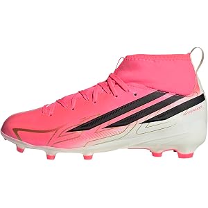 adidas Kids F50 Hyperfast League Mid Top Firm Ground (Little Kid/Big Kid)