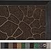 Gorilla Grip Original Durable Rubber Door Mat (35 x 23) Heavy Duty Doormat for Indoor Outdoor, Waterproof, Easy Clean, Low-Profile Rug Mats for Entry, Patio, High Traffic Areas (Gray Diamond) primary