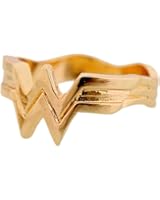 Super Women Ring Costume Accessories for Halloween Gift Golden Kirsite