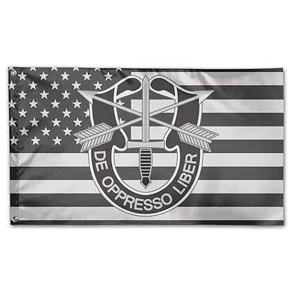 Amazon Com Army Special Forces Logo Flag Polyester Flag Indoor