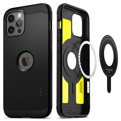 Spigen Mag Armor Hülle Für IPhone 12/12 Pro – Mit MagSafe, Schwarzem TPU & Air Cushion