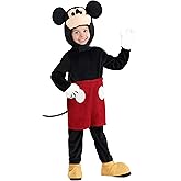 Disney Mickey Mouse Snuggly Costume for Toddlers | Boys Complete Dress-Up Outfit for Halloween & Everyday Adventures