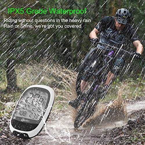 Meilan M2 Bluetooth Wireless Bike Computer IPX5 Waterproof Bicycle Computer Odometer Accurate Speed Tracking Motion Speedometer for Sports ANT+ Communication Protocol for Wireless Data Transmission - Thumbnail 2