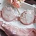 Pink Sexy Vintage Bra & Brief Sets Lace Bras Knickers Transparent Underwear Suit