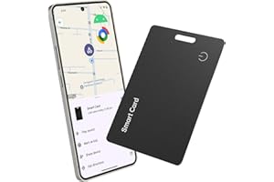 Reyke Wallet Tracker Android Card, Rechargeable Thin Wallet Finder, Compatible with Google Find Hub, Luggage Tracker for, Pas