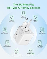 MOMAX Mini Universal Travel Adapter Worldwide, 2