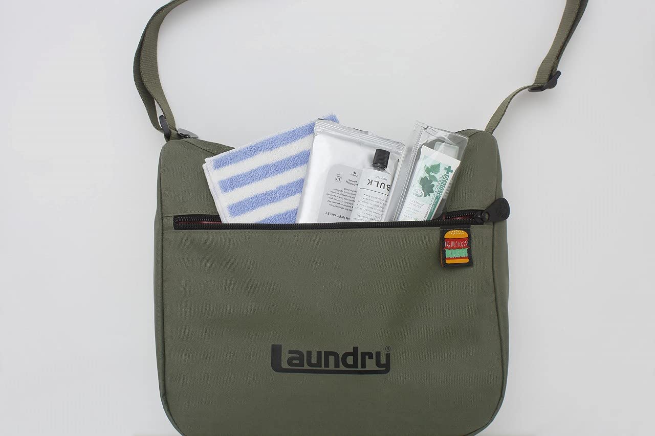 Laundry ROUND SHOULDER BAG BOOK KHAKI：8/10発売【ムック本付録】ランドリー ショルダーバッグ(カーキ)