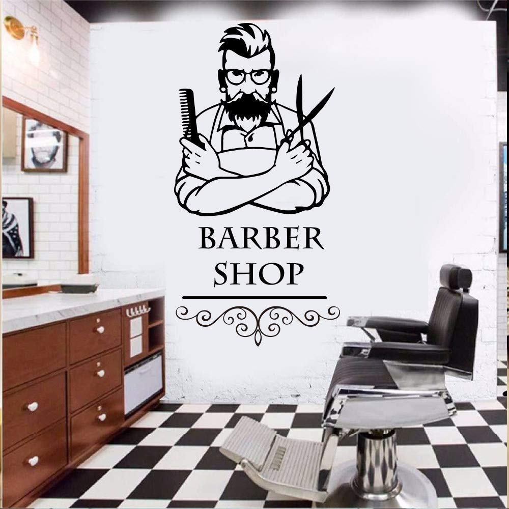 Buy Gadgets Wrap DIY Barber Shop Sticker Decor Self
