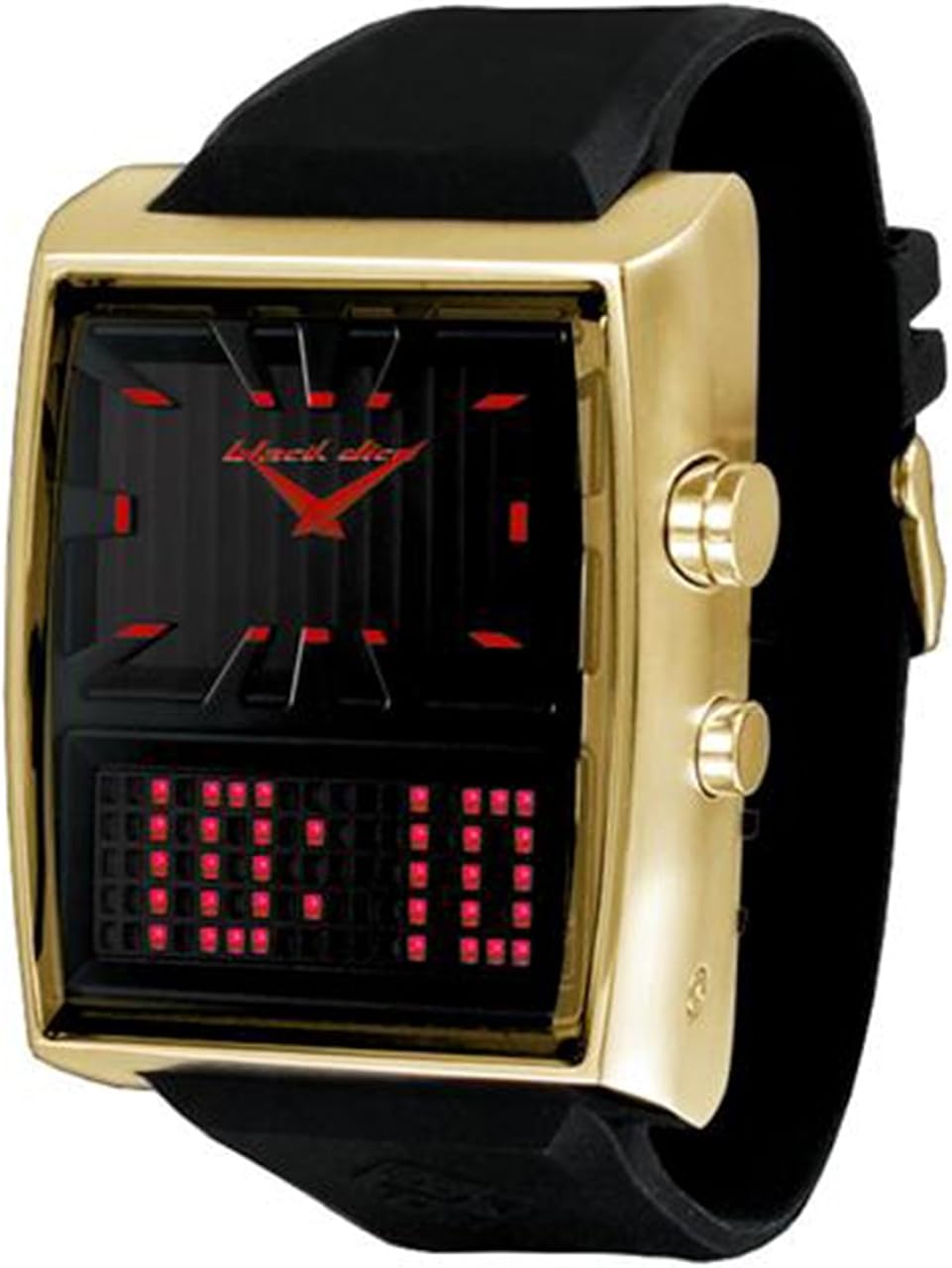 Black Dice Duo Project Men's Digital Watch with Black Dial Analogue