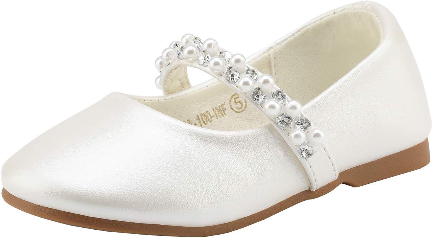  | DREAM PAIRS Girl's Mary Jane Casual Slip on Ballerina Flat Toddler | Flats